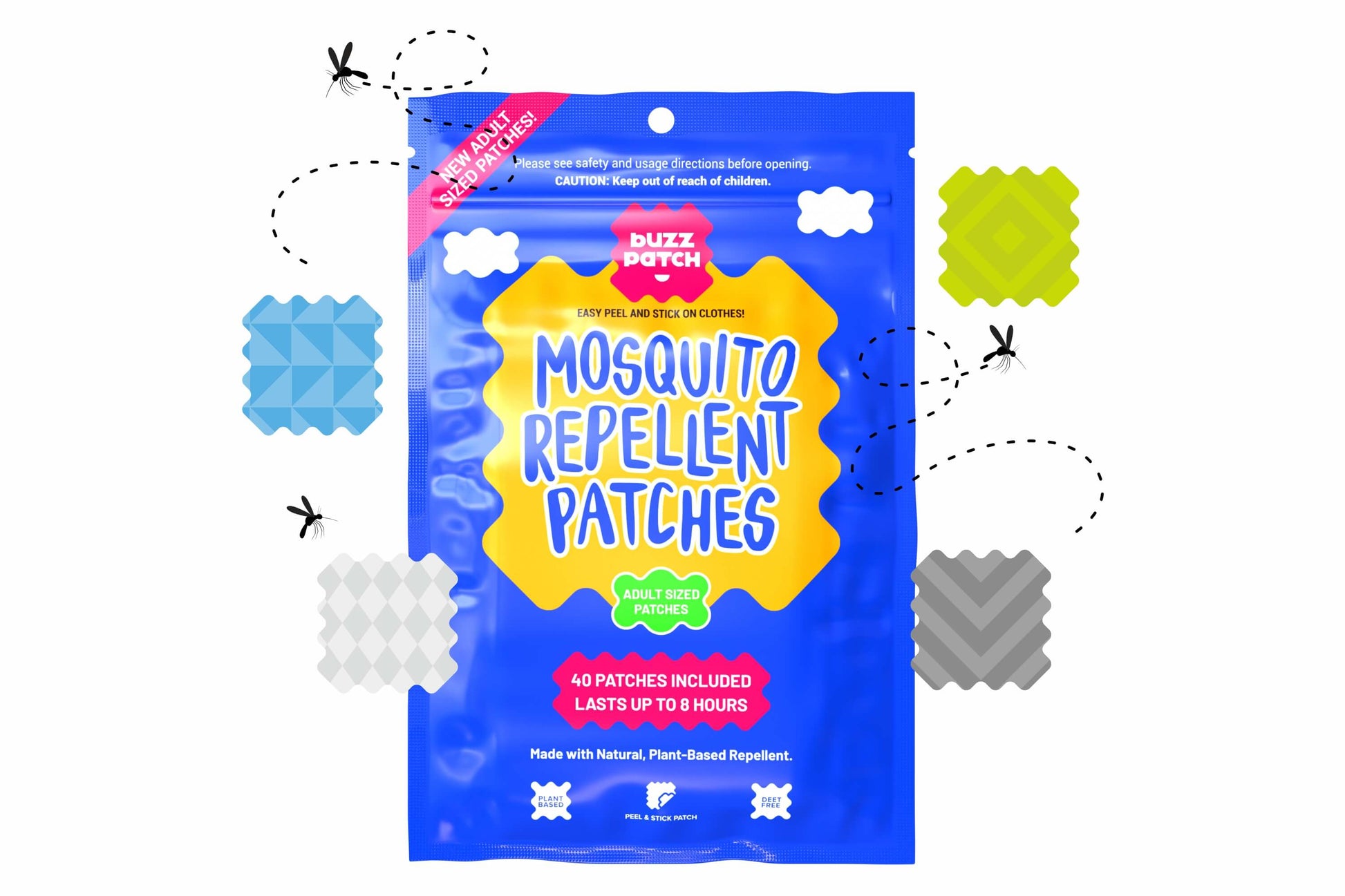 Buzz Patch Mosquito Repellent Adult