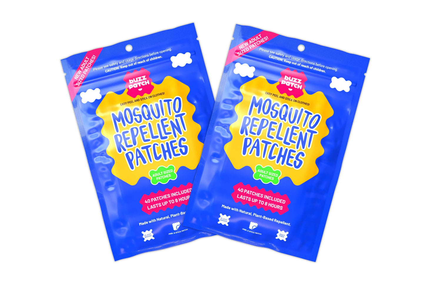 Buzz Patch Mosquito Repellent Adult 2 Packs