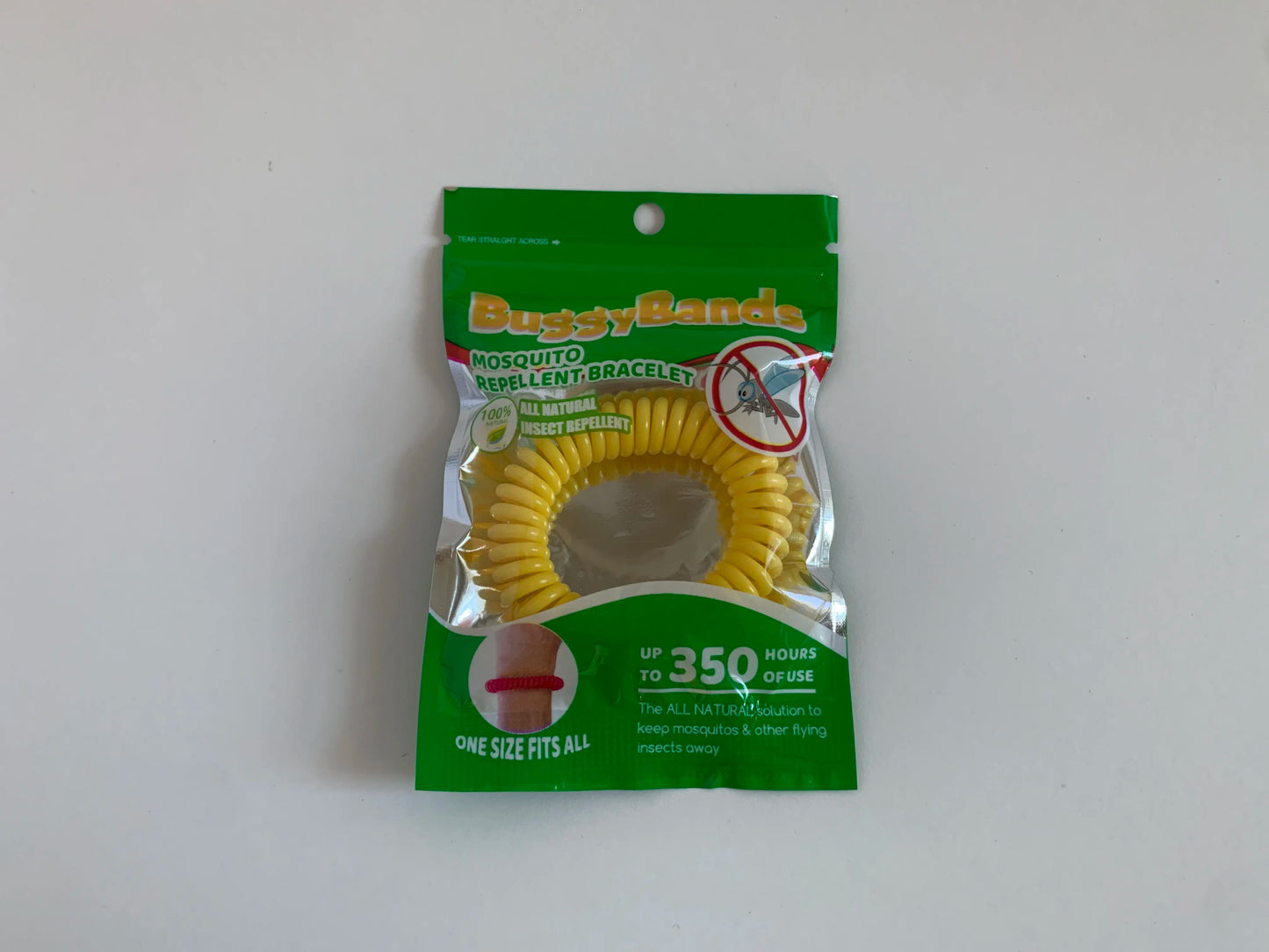 BuggyBands Mosquito Repellent Bracelet Yellow